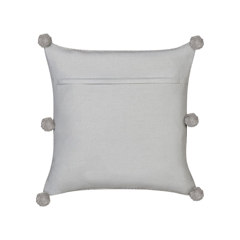 Zestaw 2 poduszek dekoracyjnych OCOTEA Bawełna 45 x 45 cm Szary Jednolity