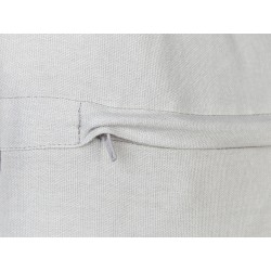 Zestaw 2 poduszek dekoracyjnych OCOTEA Bawełna 45 x 45 cm Szary Jednolity