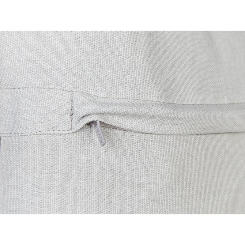 Zestaw 2 poduszek dekoracyjnych OCOTEA Bawełna 45 x 45 cm Szary Jednolity