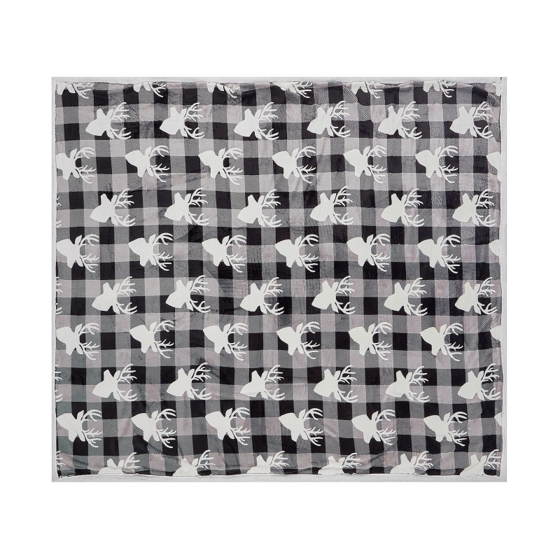 Koc SHOREN 150 x 200 cm Ciemnoszary