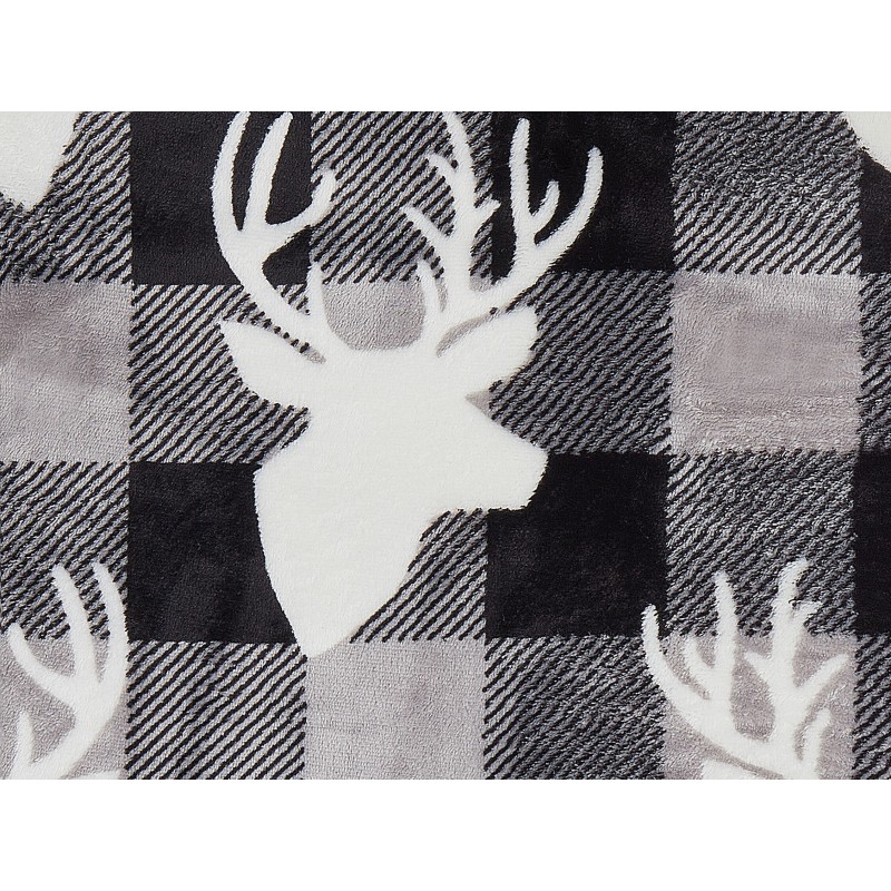 Koc SHOREN 150 x 200 cm Ciemnoszary