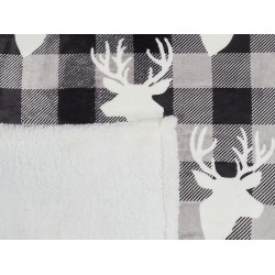 Koc SHOREN 150 x 200 cm Ciemnoszary