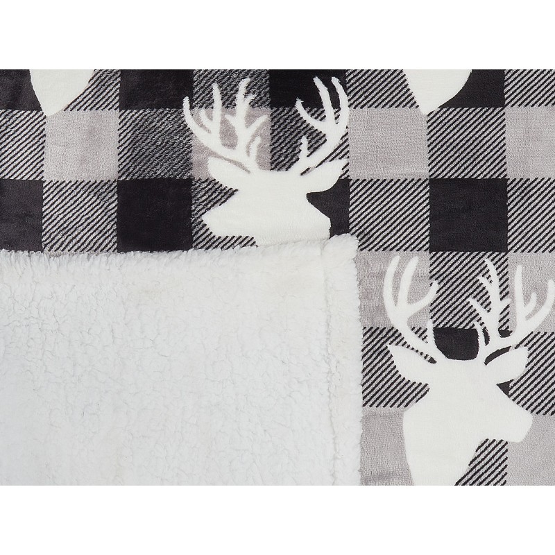 Koc SHOREN 150 x 200 cm Ciemnoszary