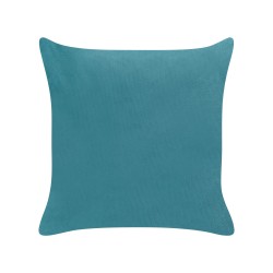 Zestaw 2 poduszek dekoracyjnych YARROW Welur 45 x 45 cm Lazurowy Wzór geometryczny