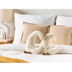 2 poduszki dekoracyjne dla dzieci księżyce 21 x 40 cm białe MOONLIGHTER