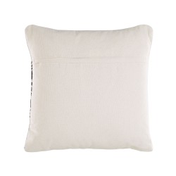 Zestaw 2 poduszek dekoracyjnych KOTURE Bawełna 45 x 45 cm Czarny/ biały Wzór geometryczny