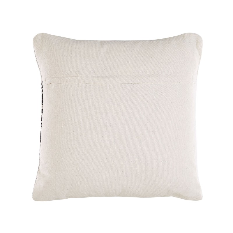 Zestaw 2 poduszek dekoracyjnych KOTURE Bawełna 45 x 45 cm Czarny/ biały Wzór geometryczny