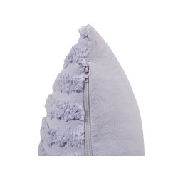 Zestaw 2 poduszek dekoracyjnych TELLIMA Bawełna 45 x 45 cm Fioletowy Wzór geometryczny