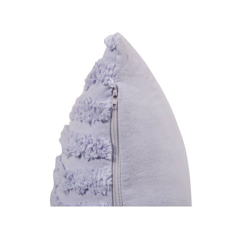 Zestaw 2 poduszek dekoracyjnych TELLIMA Bawełna 45 x 45 cm Fioletowy Wzór geometryczny