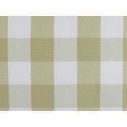 Zestaw 2 poduszek dekoracyjnych TAMNINE 40 x 60 cm Jasnozielony W kratkę