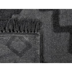 Koc CHACK Bawełna 200 x 220 cm Ciemnoszary