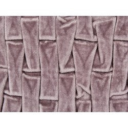 Zestaw 2 poduszek dekoracyjnych CHIRITA Welur 45 x 45 cm Fioletowy Jednolity