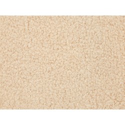 Zestaw 2 poduszek dekoracyjnych LEUZEA Boucle 45 x 45 cm Piaskowy Jednolity