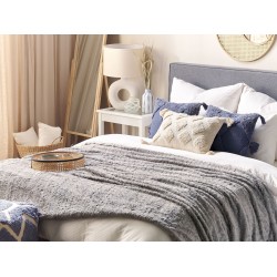 Koc SARASWATI 150 x 200 cm Jasnoszary