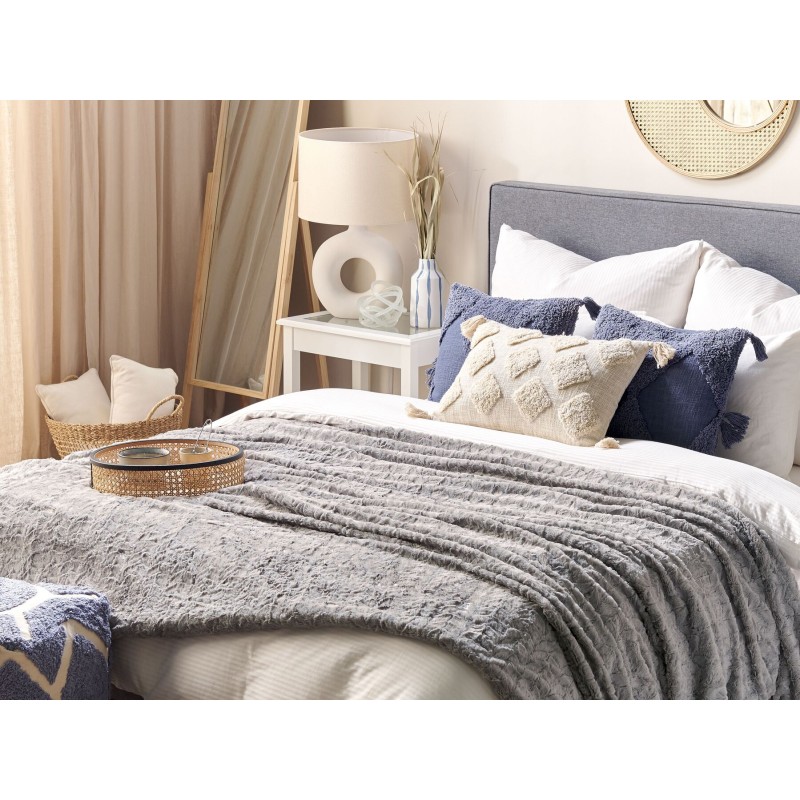 Koc SARASWATI 150 x 200 cm Jasnoszary