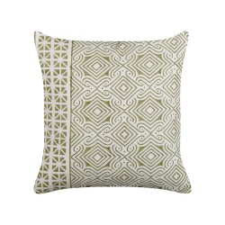 Zestaw 2 poduszek dekoracyjnych LARICS Bawełna 45 x 45 cm Zielony Wzór orientalny