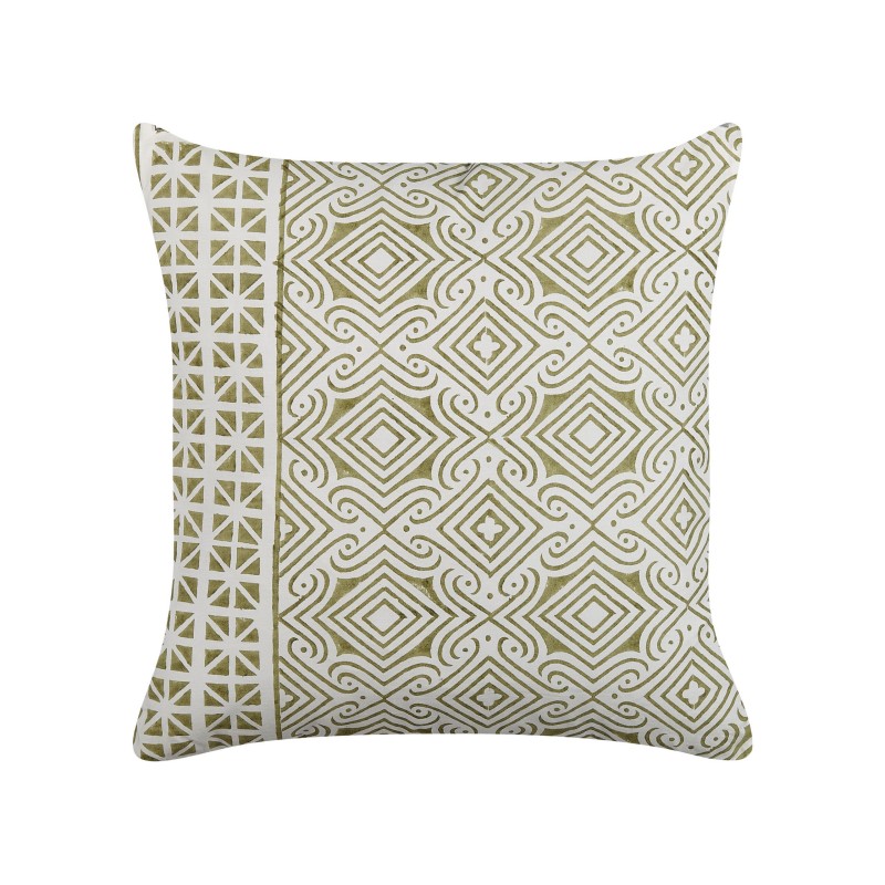 Zestaw 2 poduszek dekoracyjnych LARICS Bawełna 45 x 45 cm Zielony Wzór orientalny