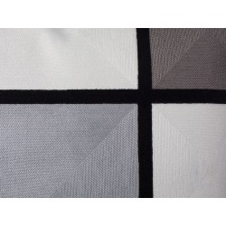 Zestaw 2 poduszek dekoracyjnych WEDELIA Bawełna 45 x 45 cm Szary Wzór geometryczny