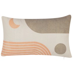 Zestaw 2 poduszek dekoracyjnych MELAMPODIUM 30 x 50 cm Kolorowy Wzór abstrakcyjny