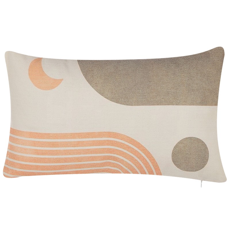 Zestaw 2 poduszek dekoracyjnych MELAMPODIUM 30 x 50 cm Kolorowy Wzór abstrakcyjny