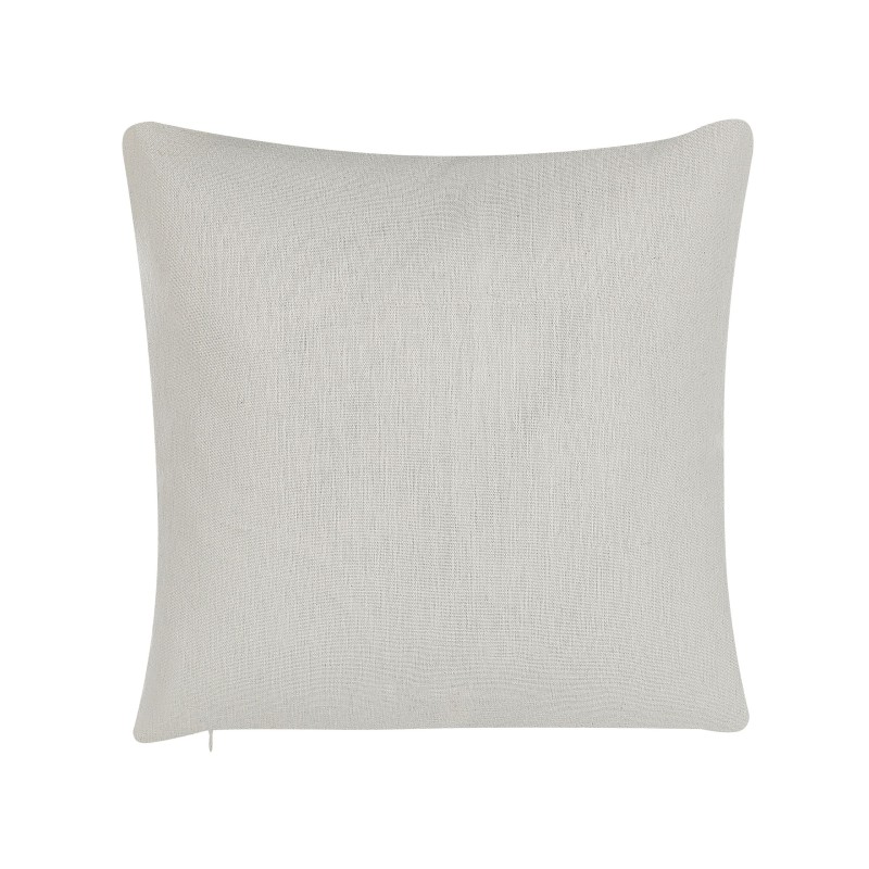 Zestaw 2 poduszek dekoracyjnych GOMPHRENA 45 x 45 cm Jasnobeżowy Wzór roślinny