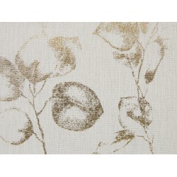 Zestaw 2 poduszek dekoracyjnych GOMPHRENA 45 x 45 cm Jasnobeżowy Wzór roślinny