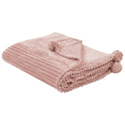Koc KAWERI 150 x 200 cm Różowy