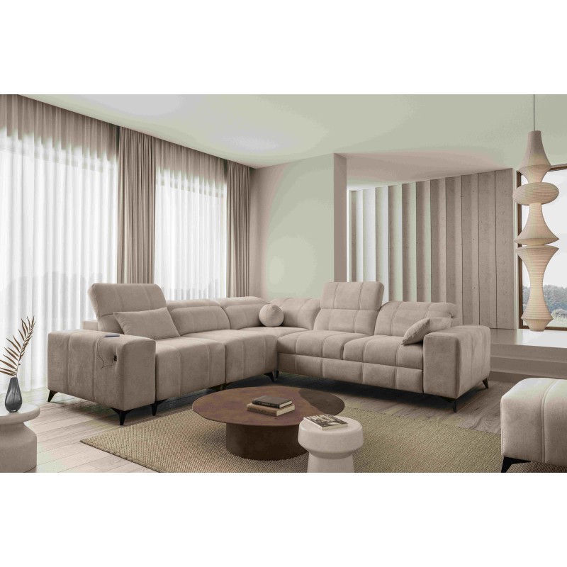 Rincón Ballagio III con función de cama - mueble elegante y funcional