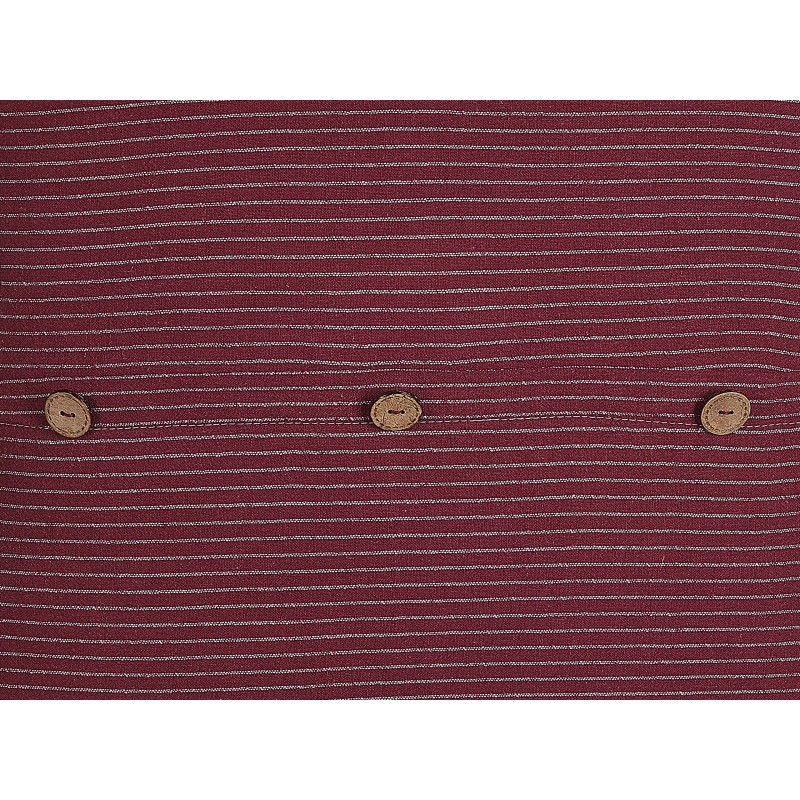 Poduszka dekoracyjna CAMPANULA 45 x 45 cm Czerwony Jednolity