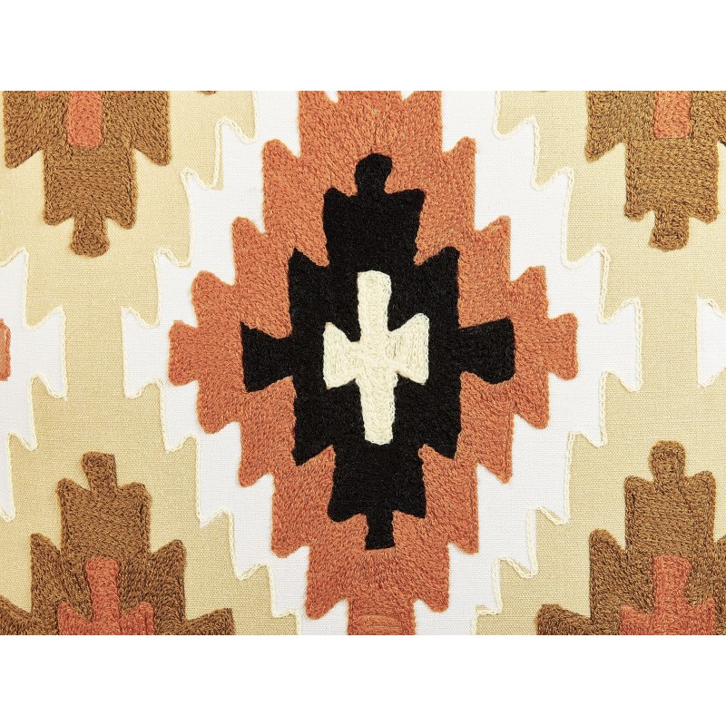 Poduszka dekoracyjna SERAMPORE Bawełna 50 x 50 cm Kolorowy Wzór geometryczny