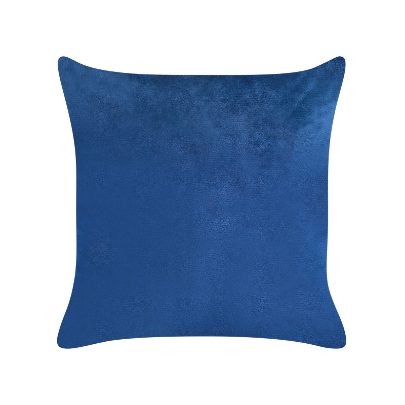 Zestaw 2 poduszek dekoracyjnych YUZURI Welur 45 x 45 cm Granatowy Wzór zwierzęcy