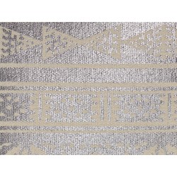 Poduszka dekoracyjna OUJDA Bawełna 50 x 50 cm Srebrny Wzór geometryczny