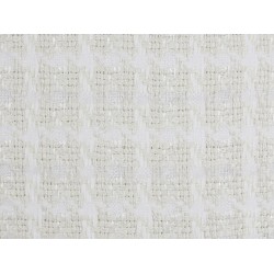 Poduszka dekoracyjna DOURIS 30 x 60 cm Jasnobeżowy W kratkę