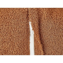 Zestaw 2 poduszek dekoracyjnych RUTABAGA Boucle 30 x 30 cm Brązowy Jednolity