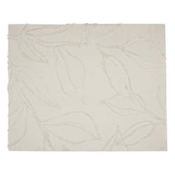 Koc ACACIA Bawełna 130 x 160 cm Beżowy