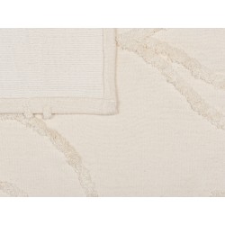 Koc ACACIA Bawełna 130 x 160 cm Beżowy