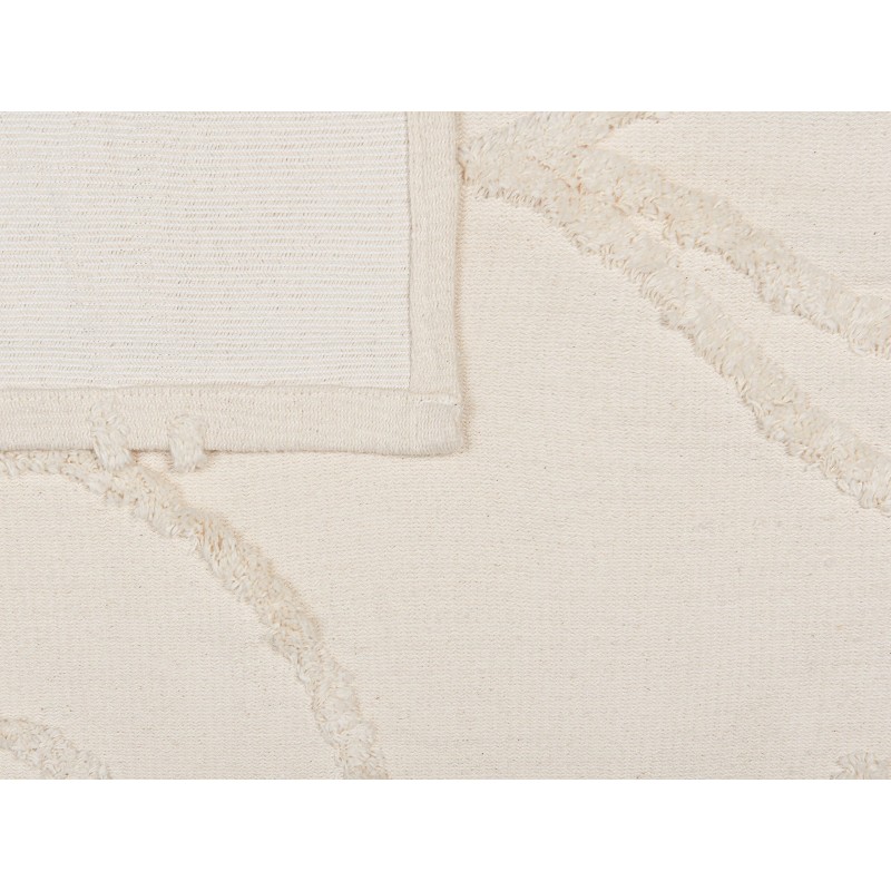 Koc ACACIA Bawełna 130 x 160 cm Beżowy