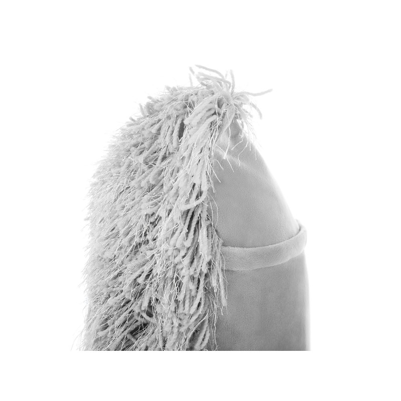 Zestaw 2 poduszek dekoracyjnych CIDE 45 x 45 cm Jasnoszary Jednolity