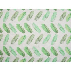 Zestaw 2 poduszek dekoracyjnych PRUNUS 45 x 45 cm Zielony Wzór abstrakcyjny