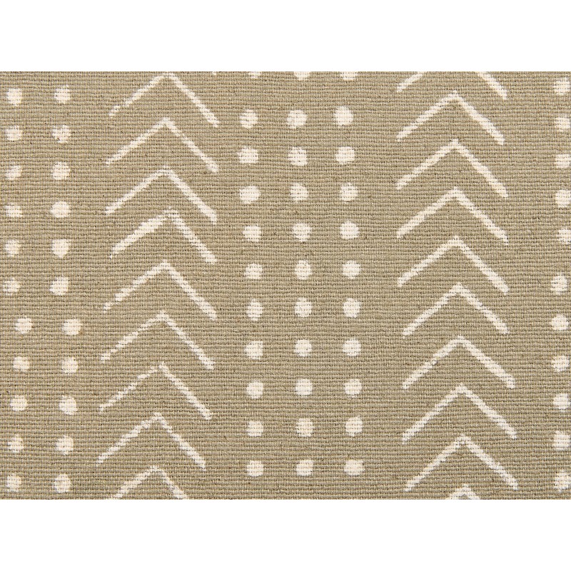 Zestaw 2 poduszek dekoracyjnych SENECIO Bawełna 45 x 45 cm Beżowy Wzór geometryczny