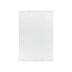 Koc AMPARA Bawełna 150 x 200 cm Złamana biel