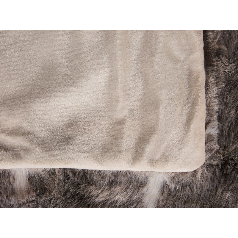 Koc TADDART 150 x 200 cm Brązowy