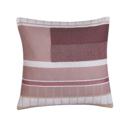 Zestaw 2 poduszek dekoracyjnych ERINUS 45 x 45 cm Czerwony Wzór geometryczny