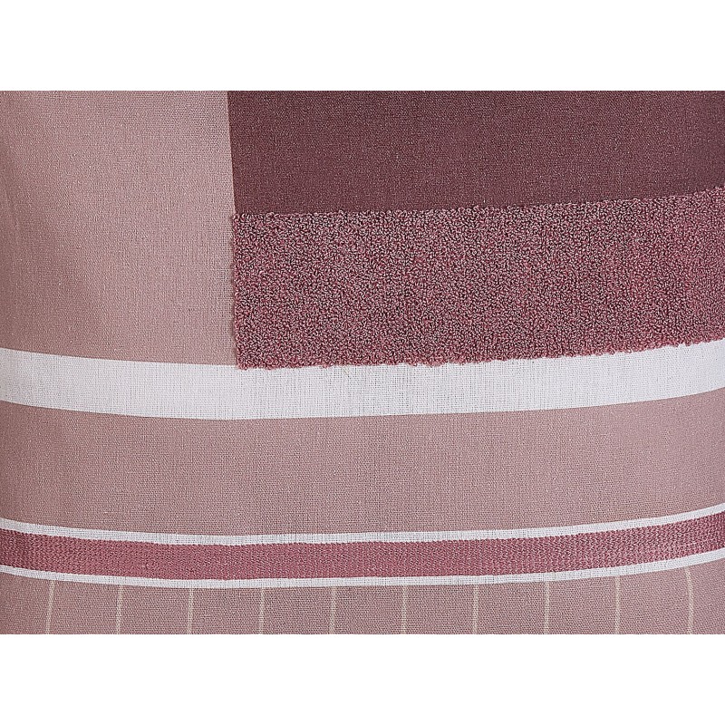 Zestaw 2 poduszek dekoracyjnych ERINUS 45 x 45 cm Czerwony Wzór geometryczny