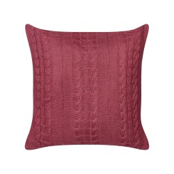 Zestaw 2 poduszek dekoracyjnych CADETIA Bawełna 45 x 45 cm Burgundowy Jednolity