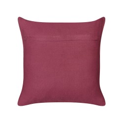 Zestaw 2 poduszek dekoracyjnych CADETIA Bawełna 45 x 45 cm Burgundowy Jednolity