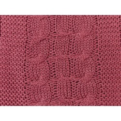 Zestaw 2 poduszek dekoracyjnych CADETIA Bawełna 45 x 45 cm Burgundowy Jednolity