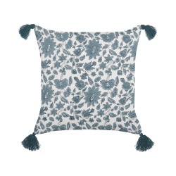 Zestaw 2 poduszek dekoracyjnych RUMEX Bawełna 45 x 45 cm Niebieski Wzór kwiatowy