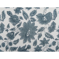 Zestaw 2 poduszek dekoracyjnych RUMEX Bawełna 45 x 45 cm Niebieski Wzór kwiatowy