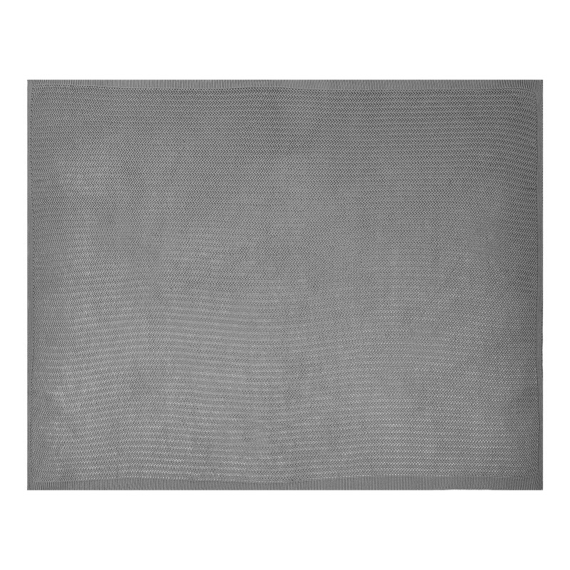 Narzuta na łóżko ILEN Bawełna 150 x 200 cm Szary